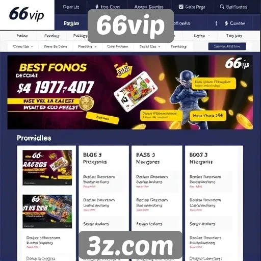 Novidades em promoções do site 66vip